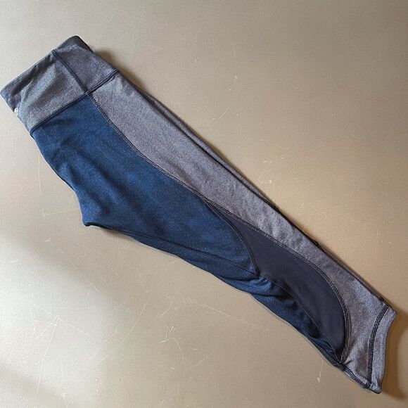 Lululemon Wunder Under Cropped Leggings Sashiko - Picture 4 of 9